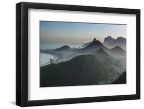 View from the Sugarloaf, Rio De Janeiro, Brazil, South America-Michael Runkel-Framed Photographic Print