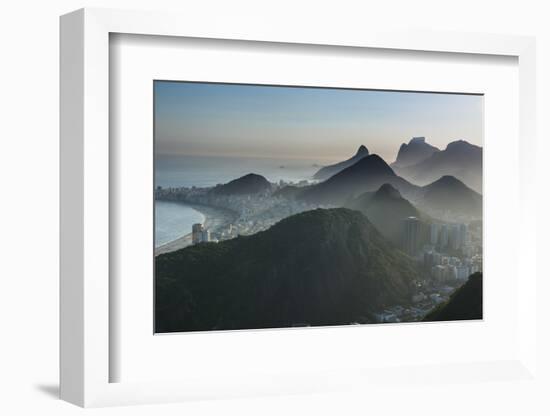 View from the Sugarloaf, Rio De Janeiro, Brazil, South America-Michael Runkel-Framed Photographic Print