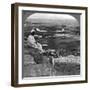 View from the Summit of the Great Pyramid, Giza, Egypt, 1905-Underwood & Underwood-Framed Photographic Print