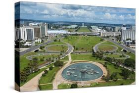View from the Television Tower over Brasilia, Brazil, South America-Michael Runkel-Stretched Canvas