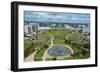 View from the Television Tower over Brasilia, Brazil, South America-Michael Runkel-Framed Photographic Print