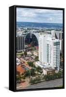 View from the Television Tower over Brasilia, Brazil, South America-Michael Runkel-Framed Stretched Canvas