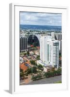 View from the Television Tower over Brasilia, Brazil, South America-Michael Runkel-Framed Photographic Print