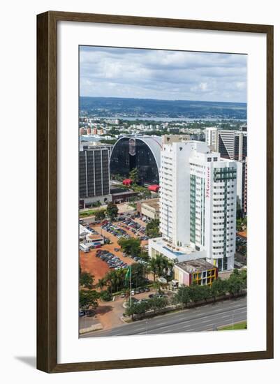 View from the Television Tower over Brasilia, Brazil, South America-Michael Runkel-Framed Photographic Print