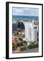 View from the Television Tower over Brasilia, Brazil, South America-Michael Runkel-Framed Photographic Print