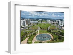 View from the Television Tower over Brasilia, Brazil, South America-Michael Runkel-Framed Photographic Print