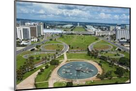 View from the Television Tower over Brasilia, Brazil, South America-Michael Runkel-Mounted Photographic Print