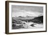 View from the Tellat Pass, Tunisia, C1890-Eugene-Alexis Giradet-Framed Giclee Print