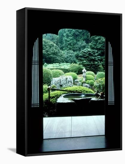 View from the Temple Window, Kiyomizudera, Kyoto, Japan-null-Framed Stretched Canvas