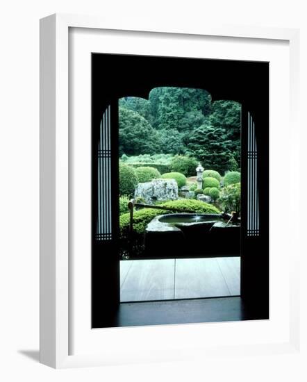 View from the Temple Window, Kiyomizudera, Kyoto, Japan-null-Framed Photographic Print