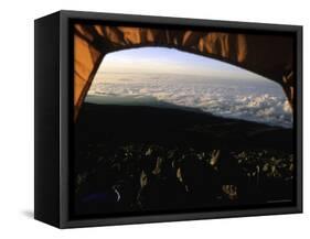 View from the Tent, Kilimanjaro-Michael Brown-Framed Stretched Canvas