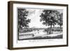 View from the Terrace at Oatland, 18th Century-Francois Vivares-Framed Giclee Print