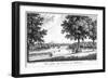 View from the Terrace at Oatland, 18th Century-Francois Vivares-Framed Giclee Print