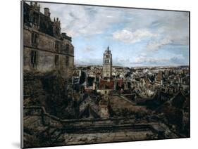 View from the Terrace of the Castle Loches, 1884-Emmanuel Lansyer-Mounted Giclee Print