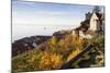 View from the Terrace of the New Castle to the Old Castle and Lake Constance-Markus Lange-Mounted Photographic Print