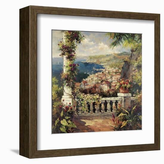 View From The Terrace-Peter Bell-Framed Art Print