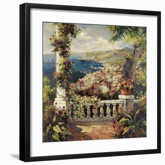 View From The Terrace-Peter Bell-Framed Art Print