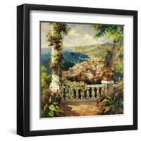 View From The Terrace-Peter Bell-Framed Art Print