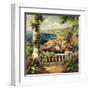 View From The Terrace-Peter Bell-Framed Art Print