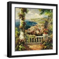 View From The Terrace-Peter Bell-Framed Art Print