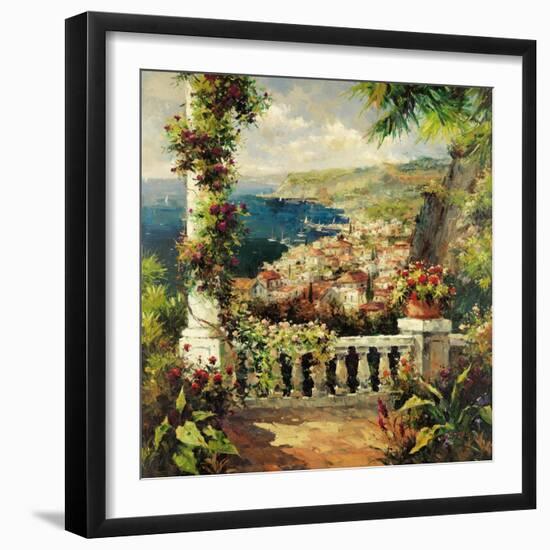 View From The Terrace-Peter Bell-Framed Art Print