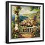 View From The Terrace-Peter Bell-Framed Art Print