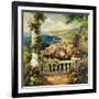 View From The Terrace-Peter Bell-Framed Art Print