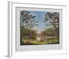 View from the Tiergarten in Berlin-Johann Heinrich Stuermer-Framed Collectable Print