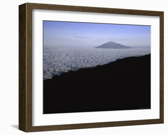 View from the Top, Kiliimanjaro-Michael Brown-Framed Photographic Print