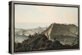 View from the Top of Monte Gauro or Barbaro into its Crater-Pietro Fabris-Stretched Canvas