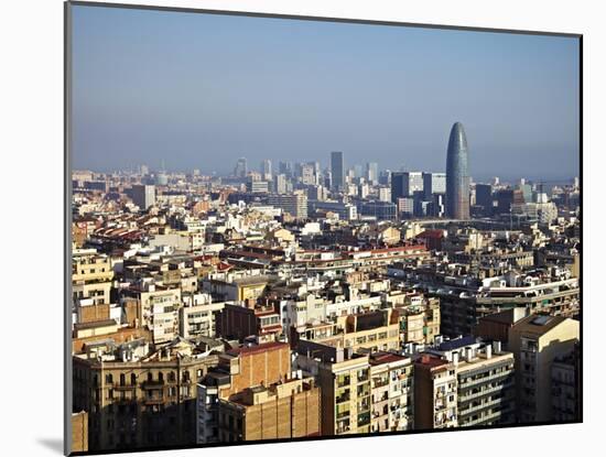 View From the Top of the Sagrada Familia, Barcelona, Catalonia, Spain, Europe-Mark Mawson-Mounted Photographic Print