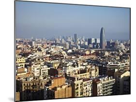 View From the Top of the Sagrada Familia, Barcelona, Catalonia, Spain, Europe-Mark Mawson-Mounted Photographic Print