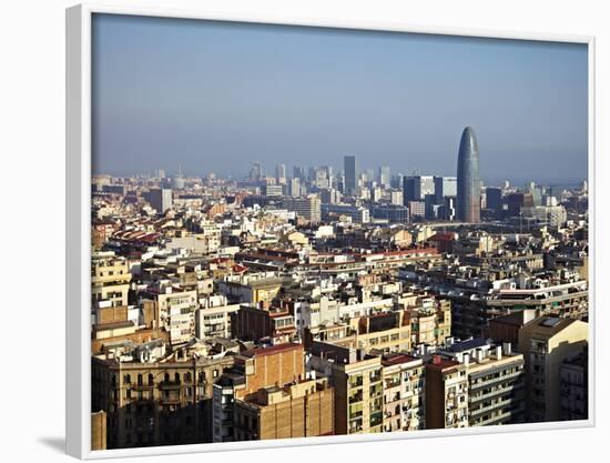 View From the Top of the Sagrada Familia, Barcelona, Catalonia, Spain, Europe-Mark Mawson-Framed Photographic Print