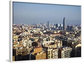 View From the Top of the Sagrada Familia, Barcelona, Catalonia, Spain, Europe-Mark Mawson-Framed Photographic Print