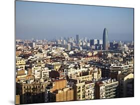 View From the Top of the Sagrada Familia, Barcelona, Catalonia, Spain, Europe-Mark Mawson-Mounted Photographic Print