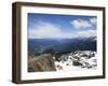 View from the Top of Whistler Mountain, Whistler, British Columbia, Canada, North America-Martin Child-Framed Photographic Print