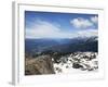 View from the Top of Whistler Mountain, Whistler, British Columbia, Canada, North America-Martin Child-Framed Photographic Print