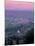 View from the Town at Sunset, Cortona, Tuscany, Italy, Europe-Patrick Dieudonne-Mounted Photographic Print