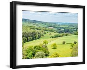 View from The Trundle, Goodwood, South Downs National Park, West Sussex, England, United Kingdom-Jean Brooks-Framed Photographic Print