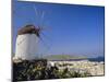 View from the Upper Windmills to Mykonos Town, Mykonos, Cyclades Islands, Greece-Fraser Hall-Mounted Photographic Print