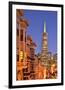 View from the Urban District of North Beach towards Transamerica Pyramid, San Francisco-null-Framed Premium Giclee Print