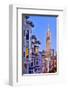 View from the Urban District of North Beach towards Transamerica Pyramid, San Francisco-null-Framed Premium Giclee Print