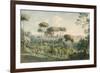 View from the Villa Melini of Rome, 1818/19-Johann Georg von Dillis-Framed Giclee Print