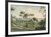 View from the Villa Melini of Rome, 1818/19-Johann Georg von Dillis-Framed Giclee Print