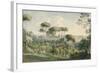 View from the Villa Melini of Rome, 1818/19-Johann Georg von Dillis-Framed Giclee Print