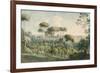 View from the Villa Melini of Rome, 1818/19-Johann Georg von Dillis-Framed Premium Giclee Print