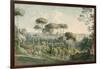 View from the Villa Melini of Rome, 1818/19-Johann Georg von Dillis-Framed Giclee Print