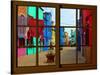 View from the Window at Burano Window,-Anna Siena-Stretched Canvas