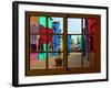 View from the Window at Burano Window,-Anna Siena-Framed Giclee Print