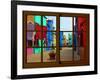 View from the Window at Burano Window,-Anna Siena-Framed Giclee Print